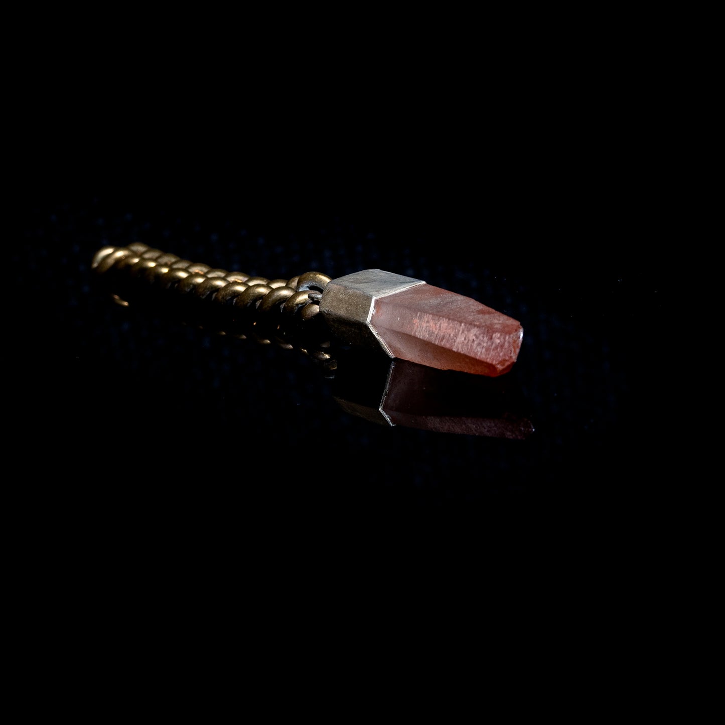 rare Magical Hematoid Lemurian Quartz Pendant - Smith & Sun